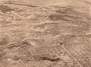 VESTIGES ROMAINS ET HAUTS PLATEAU 00025 TIMGAD VUE GENERALE
